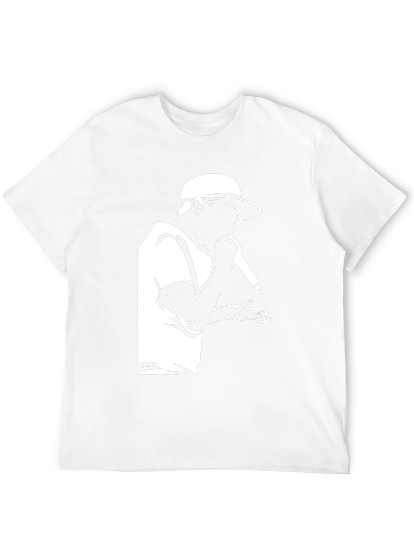 Black Rapper Graphic T-Shirt