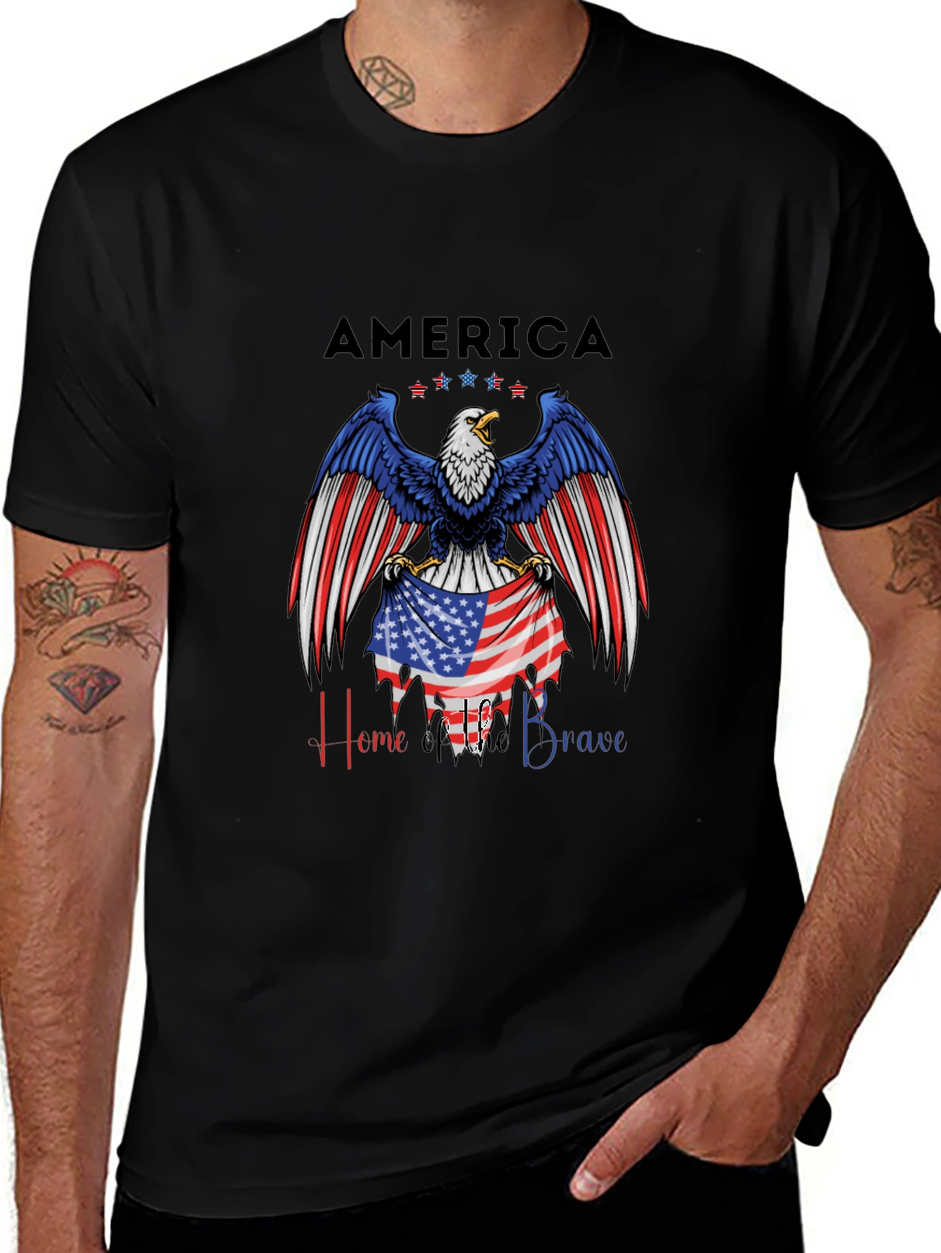 Patriotic America Eagle T-Shirt