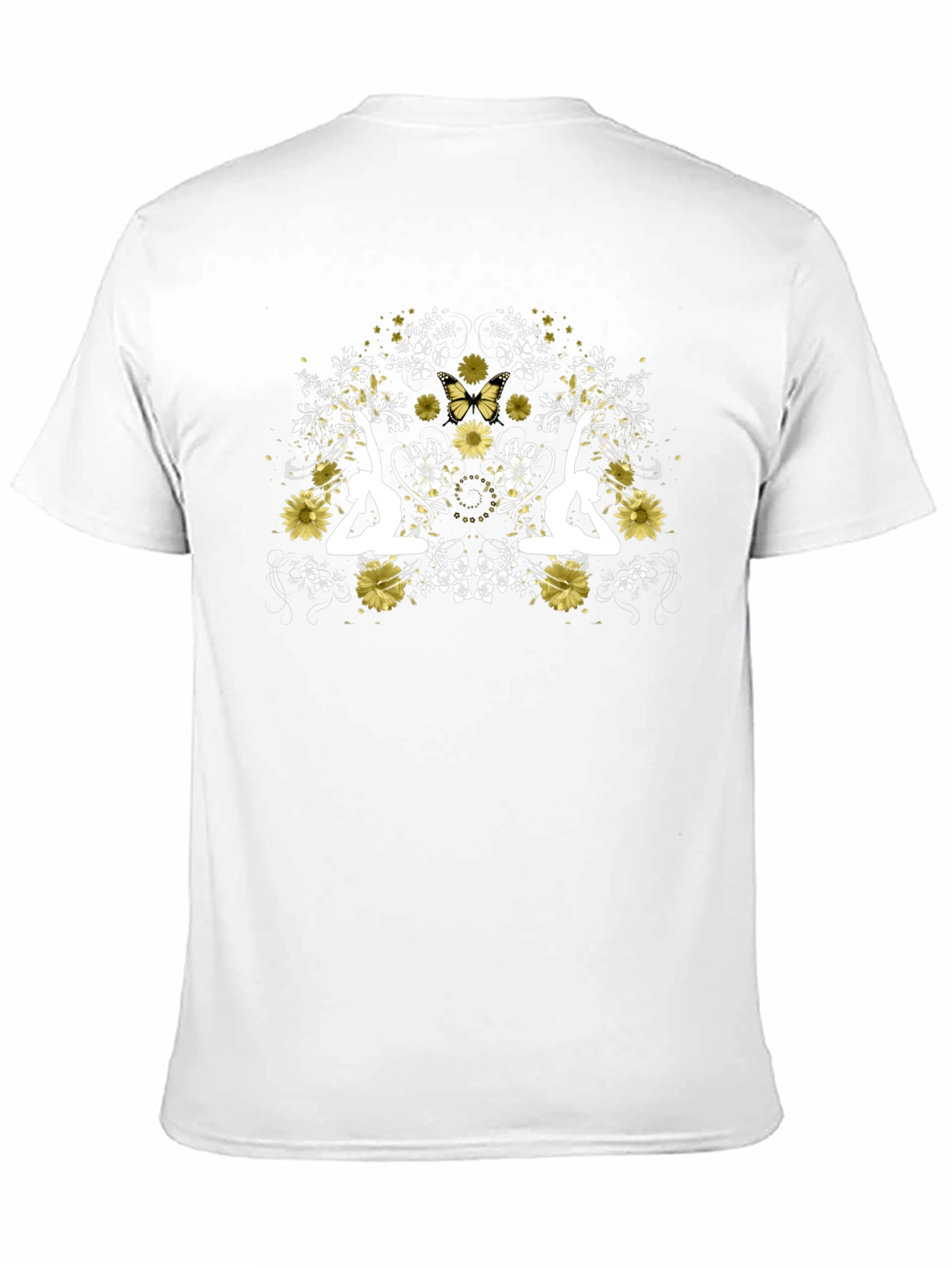 Yoga Floral T-Shirt - Black