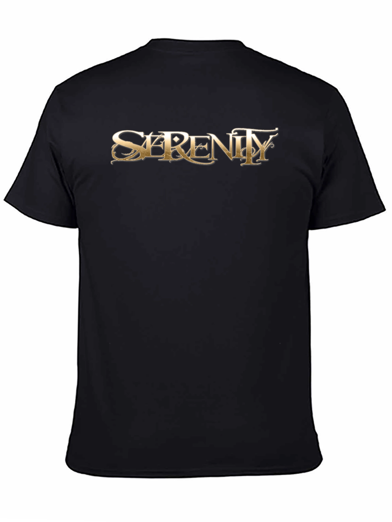 Serenity Graphic Tee - Premium Black Cotton T-Shirt