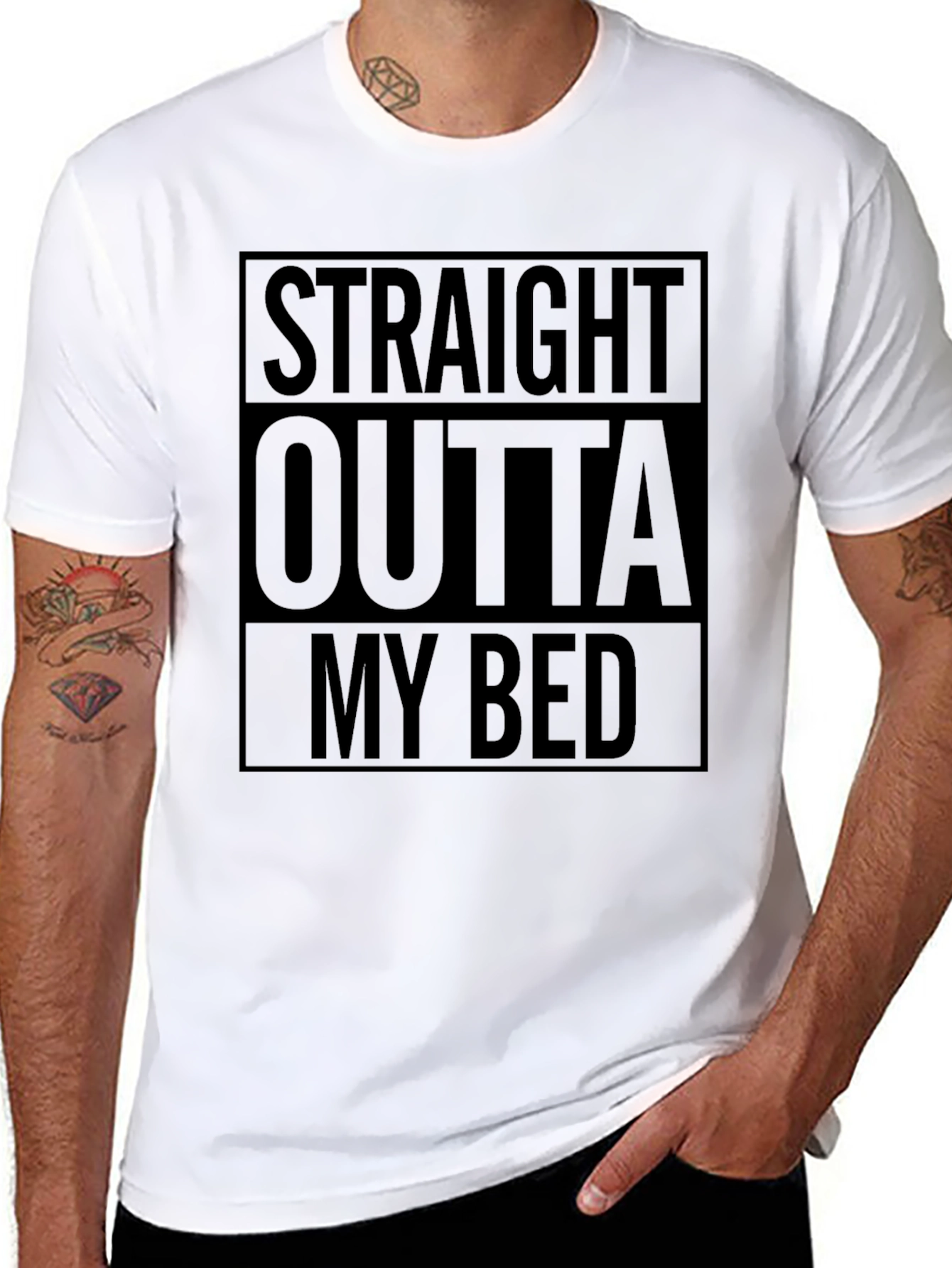 Straight Outta My Bed Graphic Tee