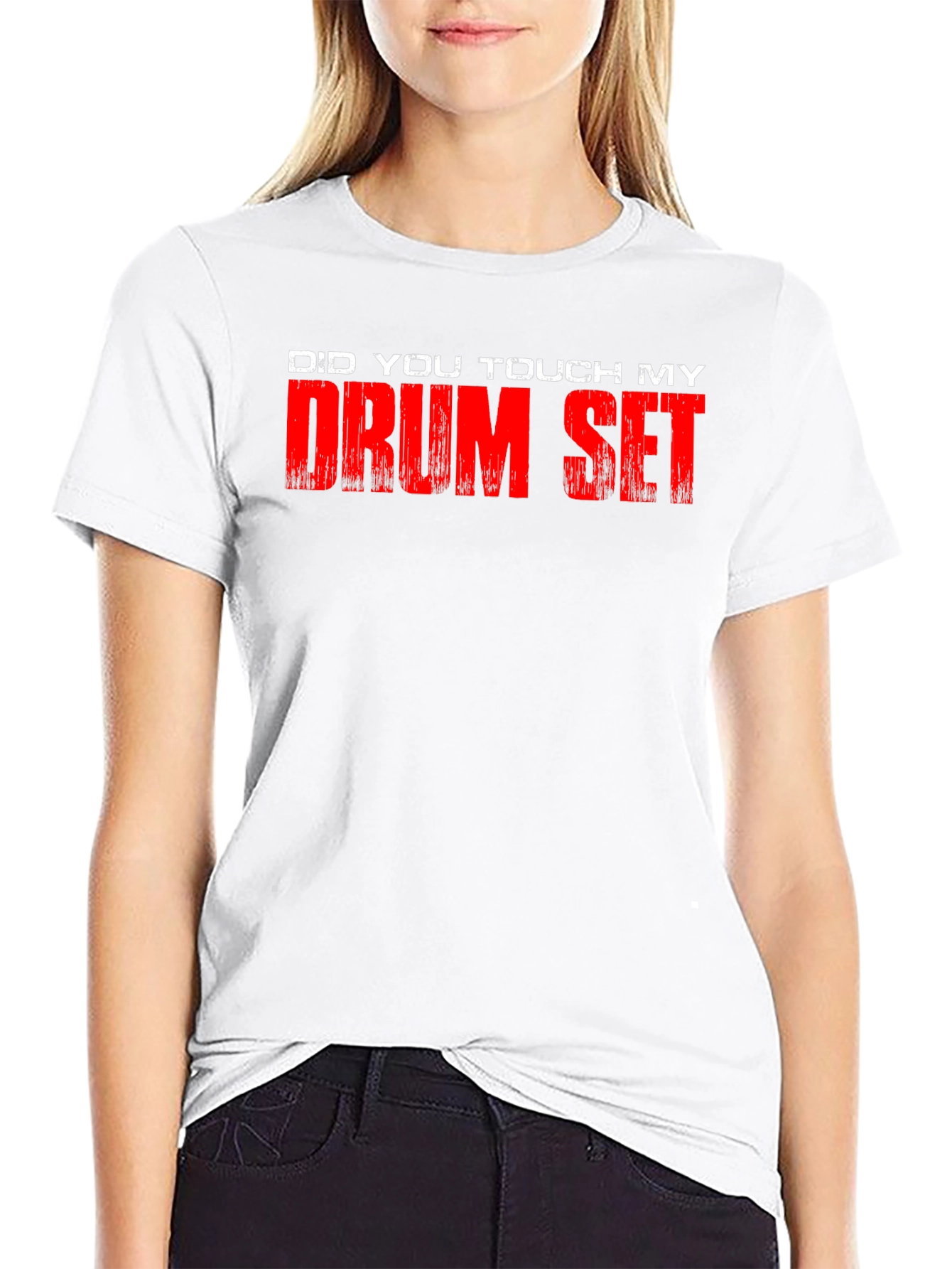 Drum Set Graphic Tee - Musician Humor Shirt