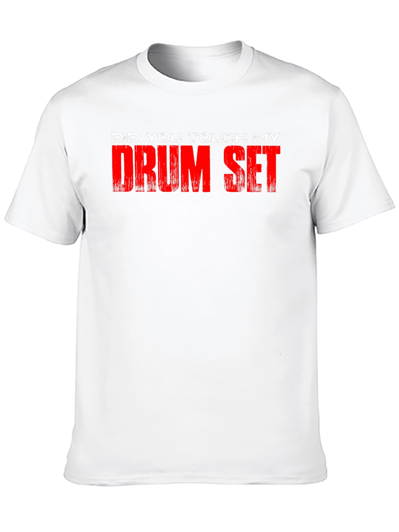 Drum Set Graphic Tee - Musician Humor Shirt