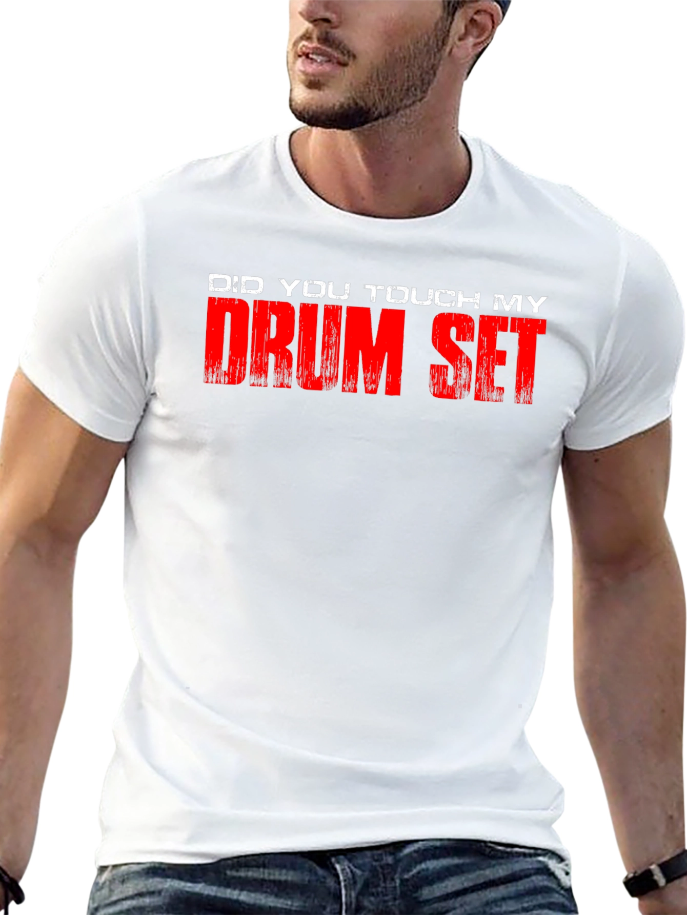 Drum Set Graphic Tee - Musician Humor Shirt