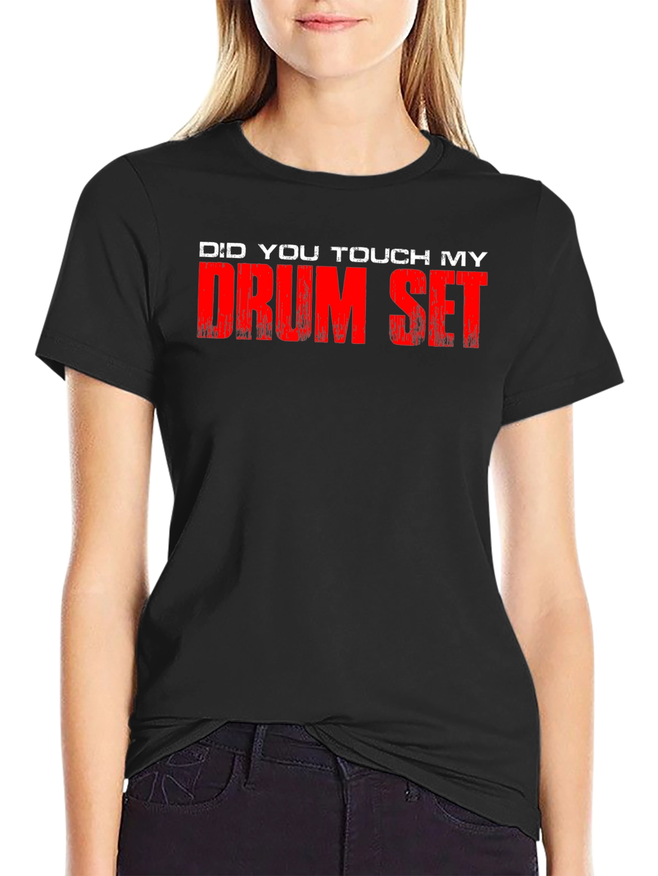 Drum Set Graphic Tee - Musician Humor Shirt