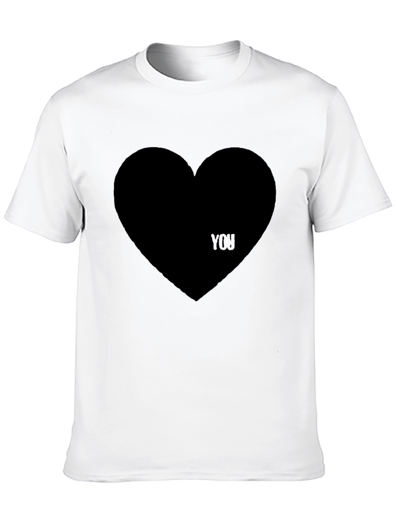 I Heart You Black Graphic Tee