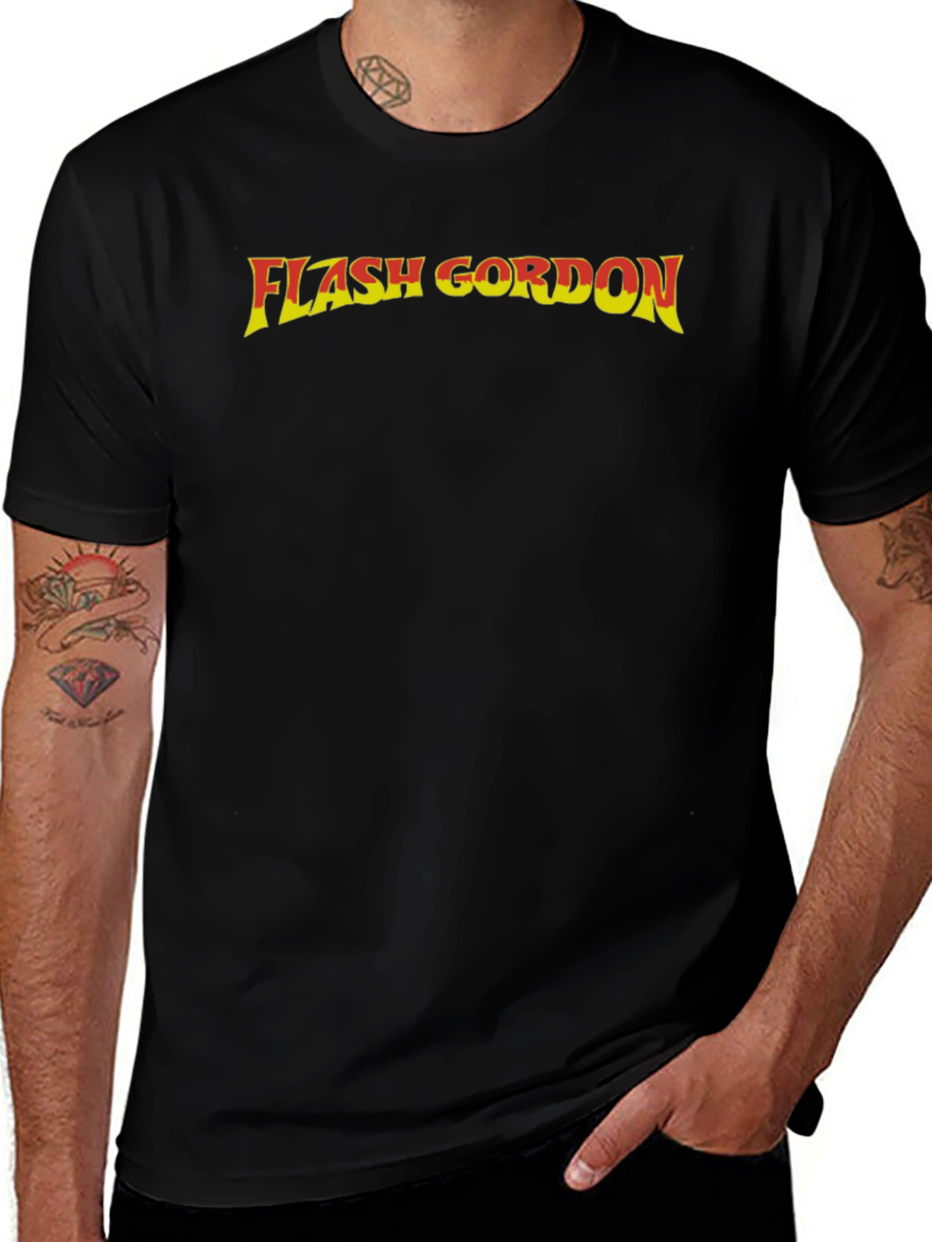 Flash Gordon Retro T-Shirt - Classic Sci-Fi Design