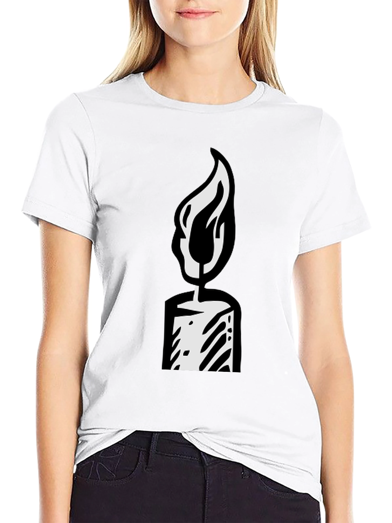 Candle Graphic T-Shirt