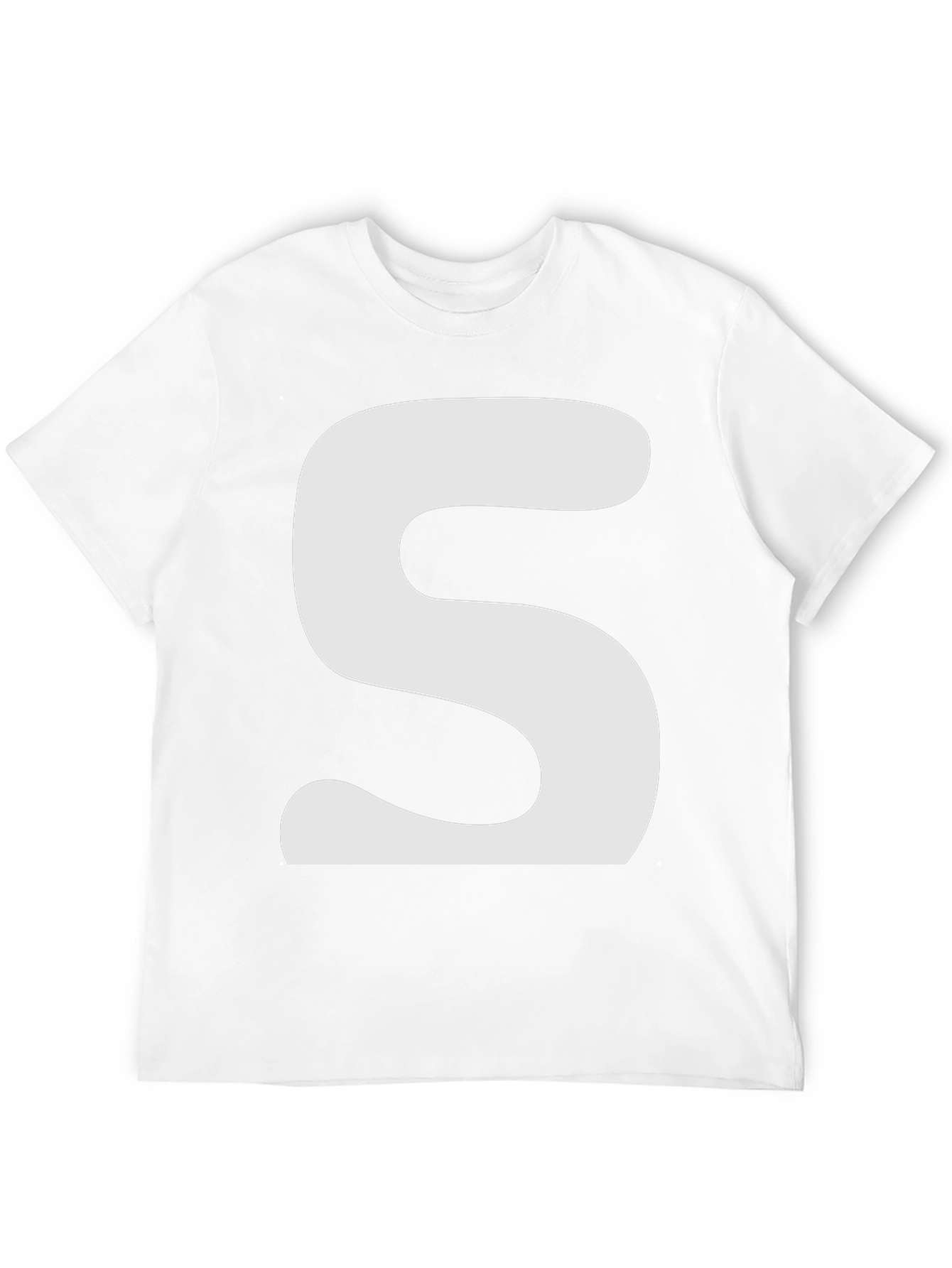 Bold S Graphic Black T-Shirt