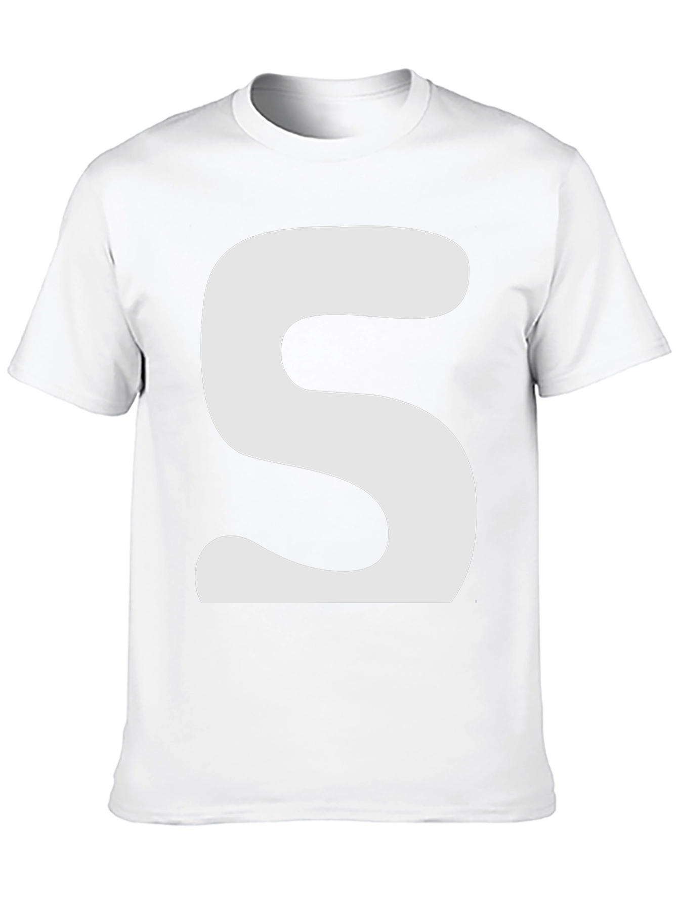 Bold S Graphic Black T-Shirt
