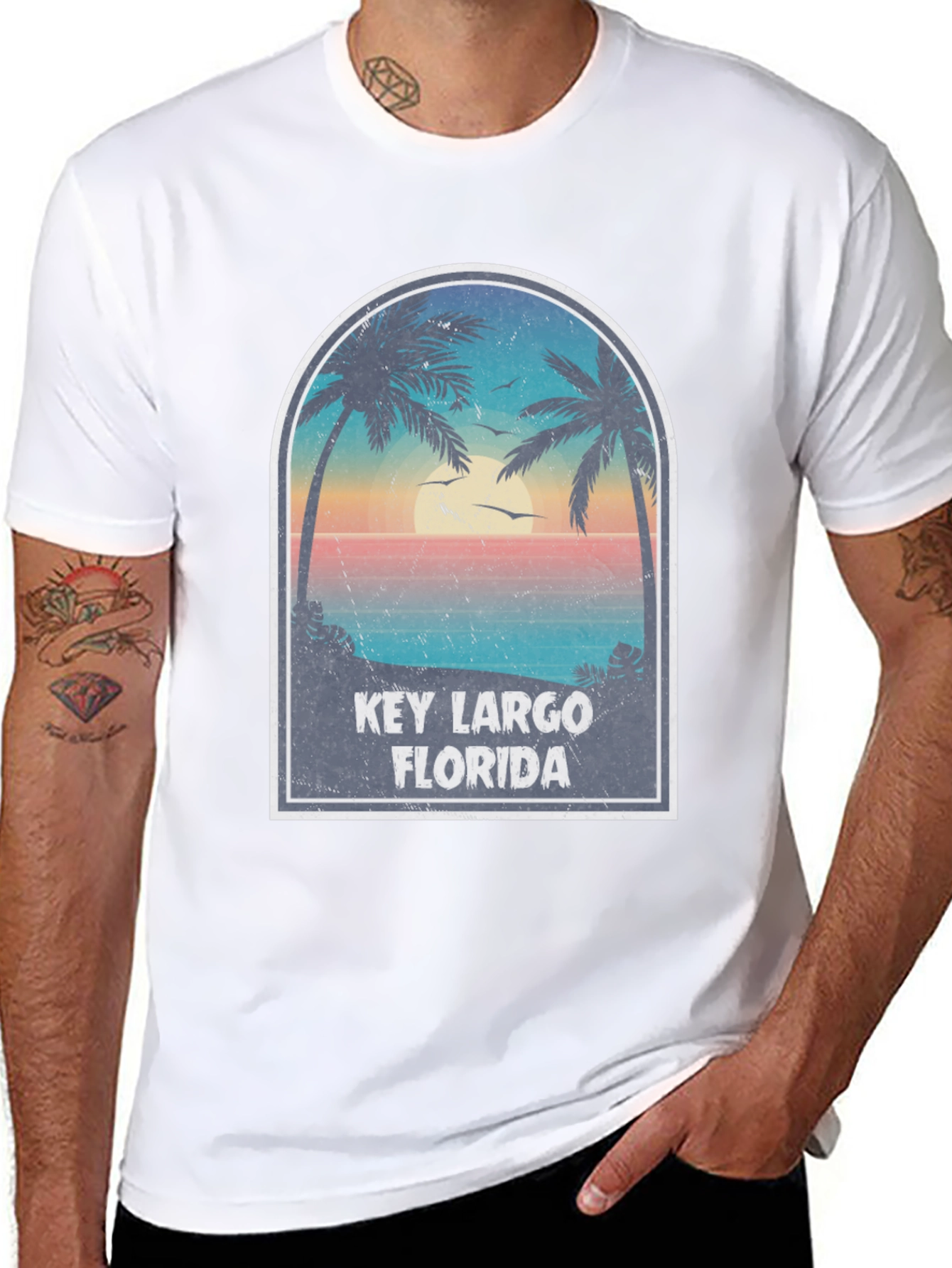 Key Largo Florida Graphic T-Shirt