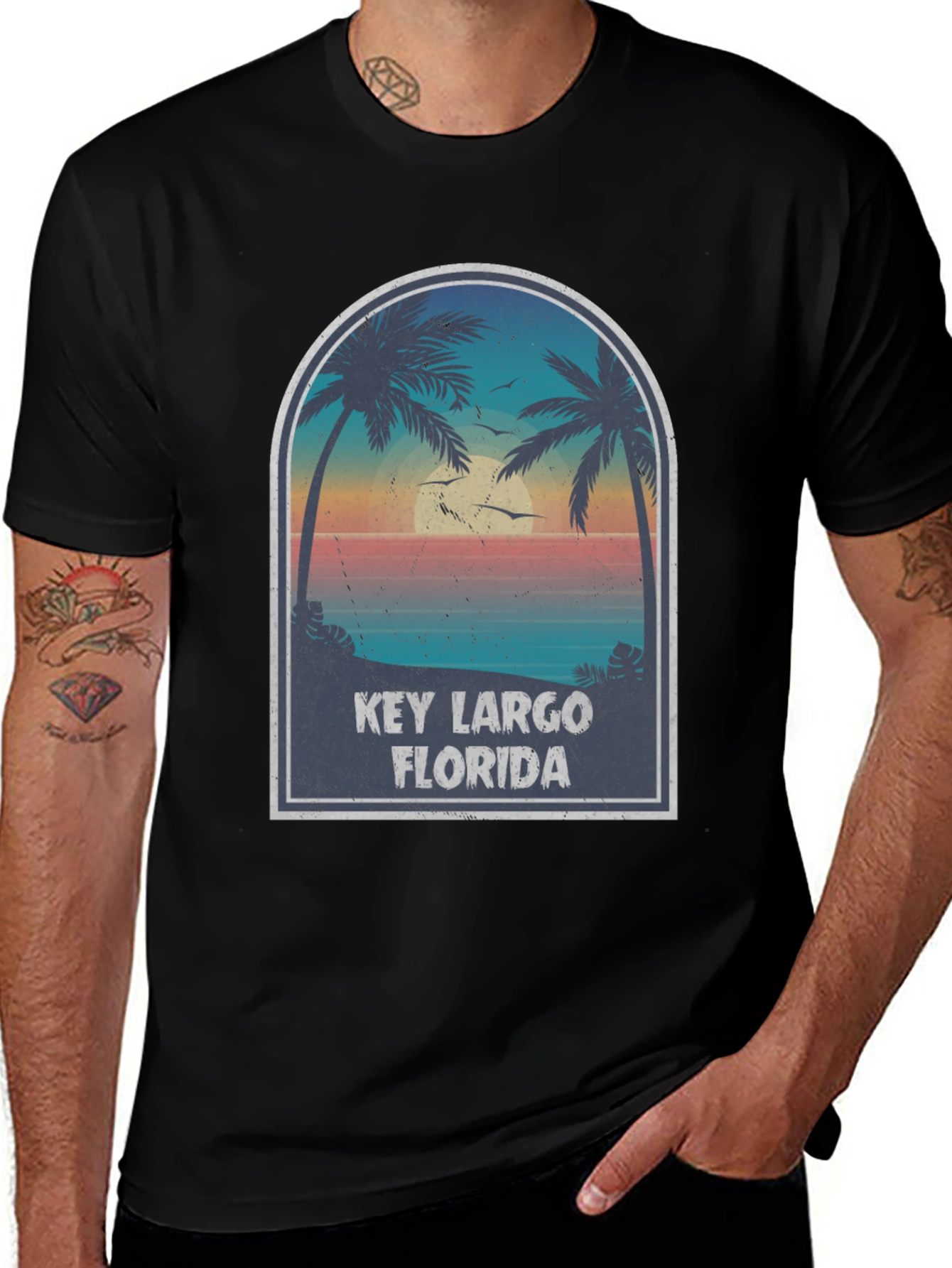 Key Largo Florida Graphic T-Shirt