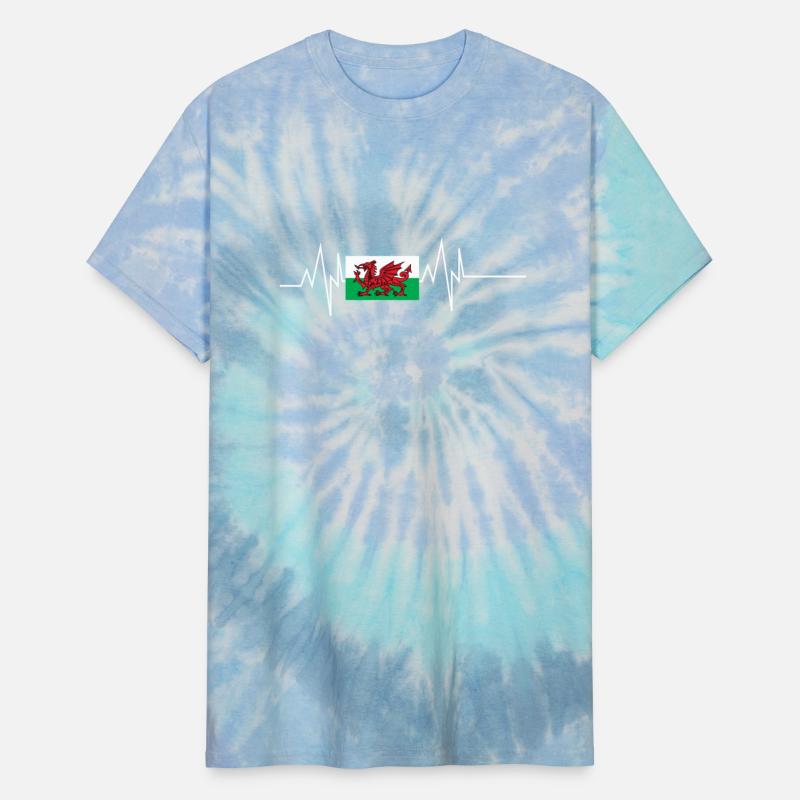 Wales Flag Heartbeat