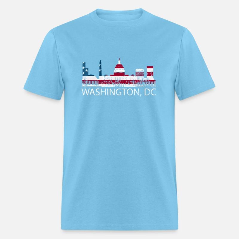 Washington Dc Capitol Hill Usa Flag