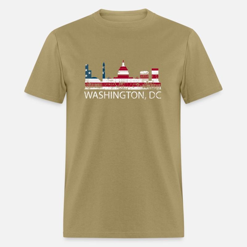 Washington Dc Capitol Hill Usa Flag
