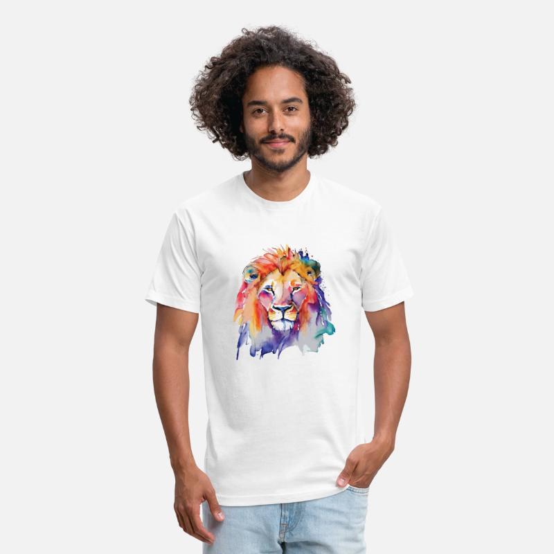 Water Color lion face