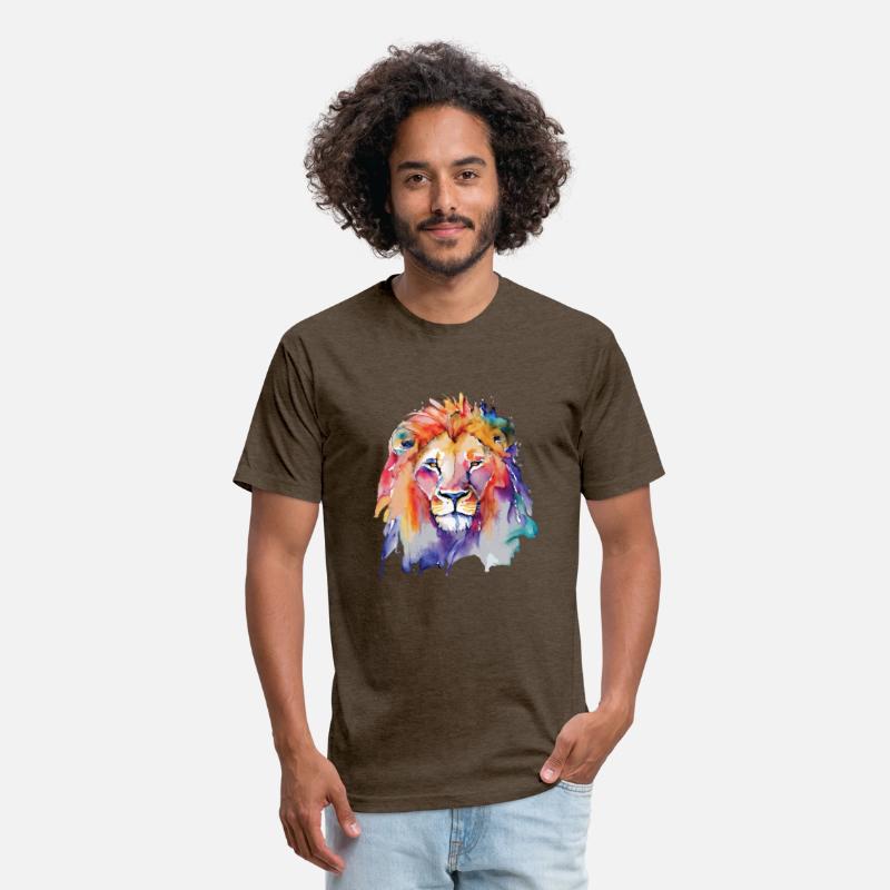 Water Color lion face