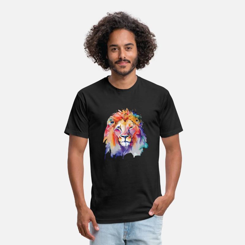 Water Color lion face