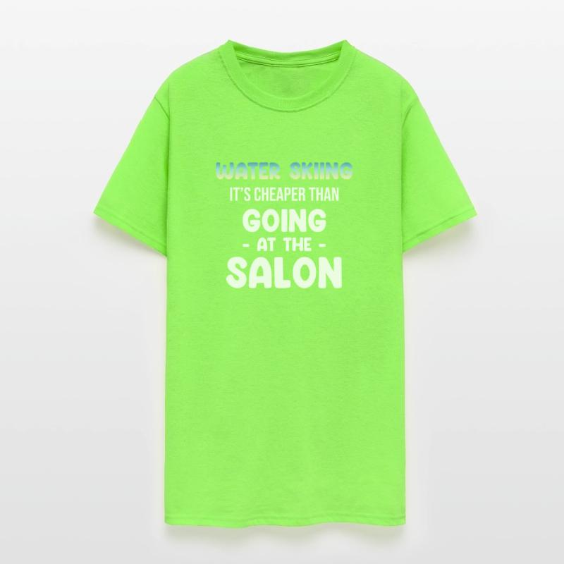 Water Skiing It's Cheaper That Going At The Salon