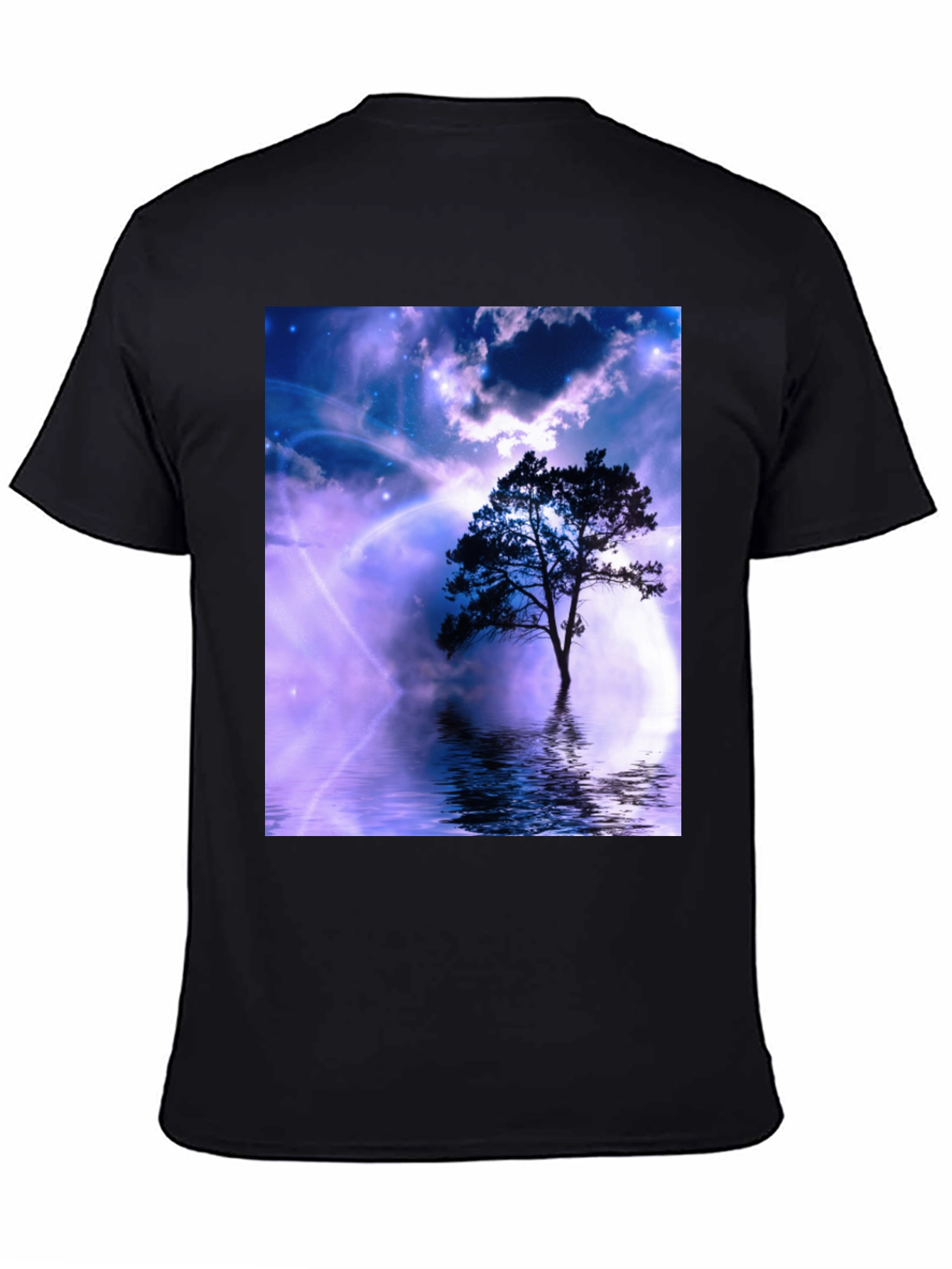 Mystic Tree Graphic Tee - Black