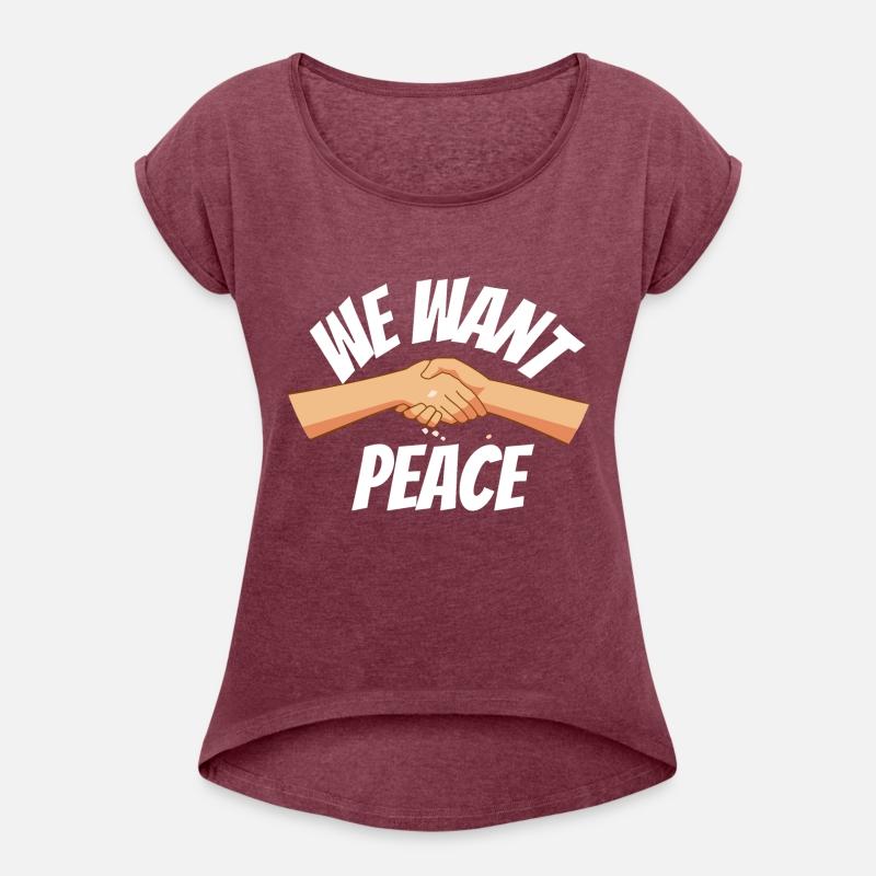 We want peace