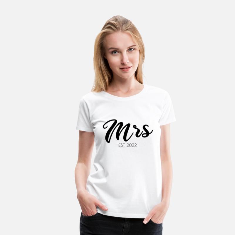 Wedding Mrs Est 2022 Bridal Bride