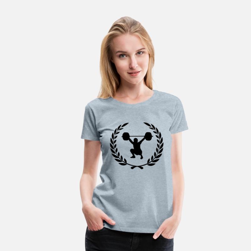 Weightlifter prize laurel wreath weightlifting