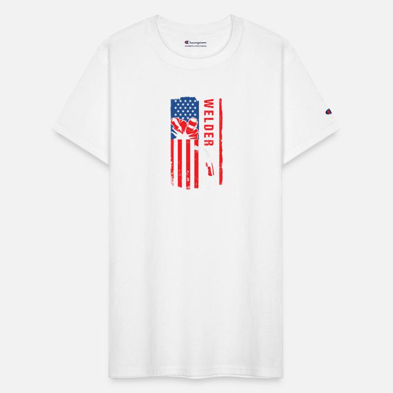 Welder USA Flag Patriot Welding
