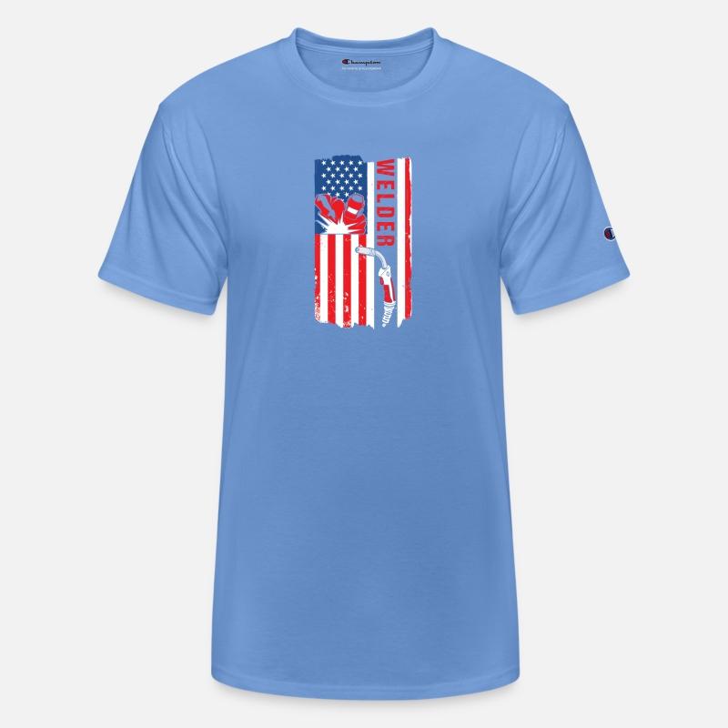 Welder USA Flag Patriot Welding