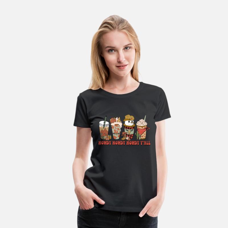 Western Funny Christmas Howdy Y'all funny Snowman