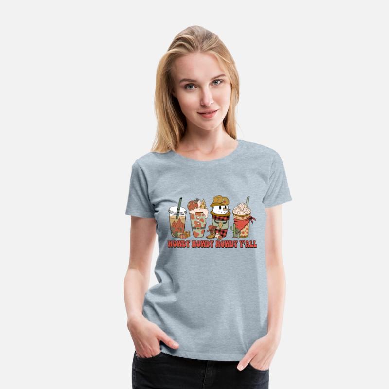 Western Funny Christmas Howdy Y'all funny Snowman
