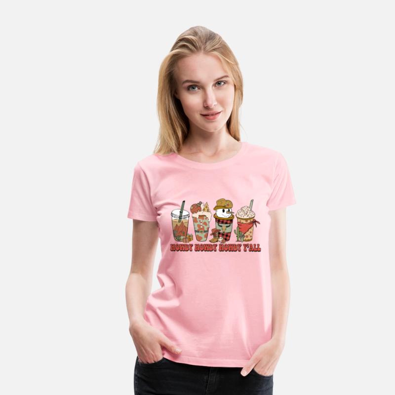 Western Funny Christmas Howdy Y'all funny Snowman