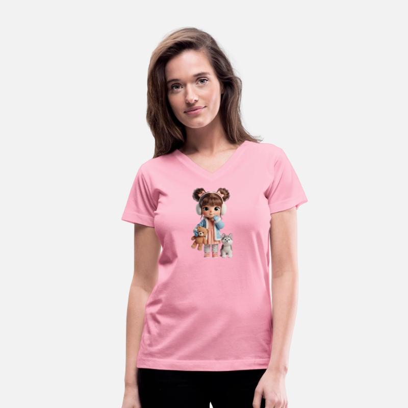 whimsical toy doll with animals