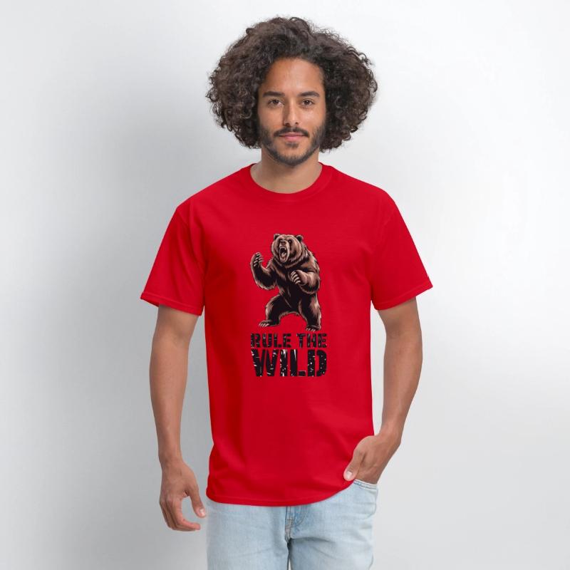 Wild Dominance: Roaring Grizzly Power