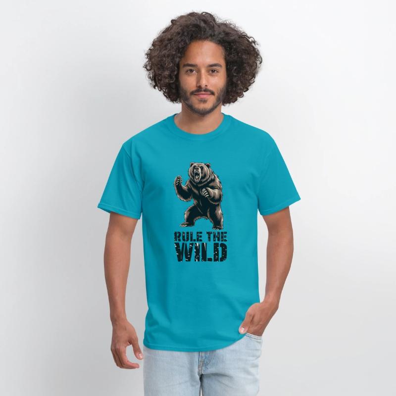 Wild Dominance: Roaring Grizzly Power