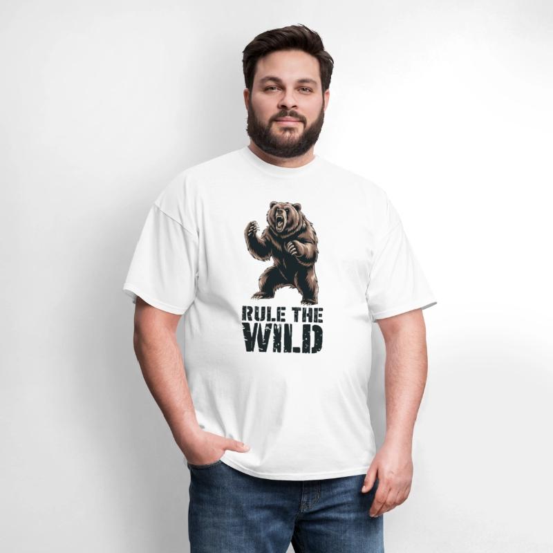 Wild Dominance: Roaring Grizzly Power