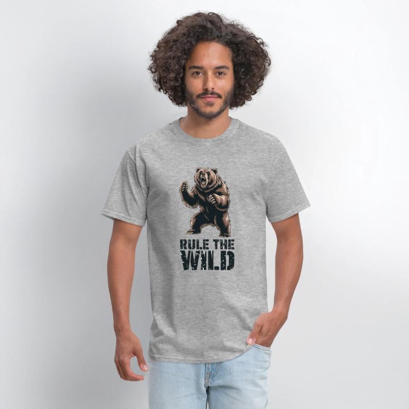 Wild Dominance: Roaring Grizzly Power