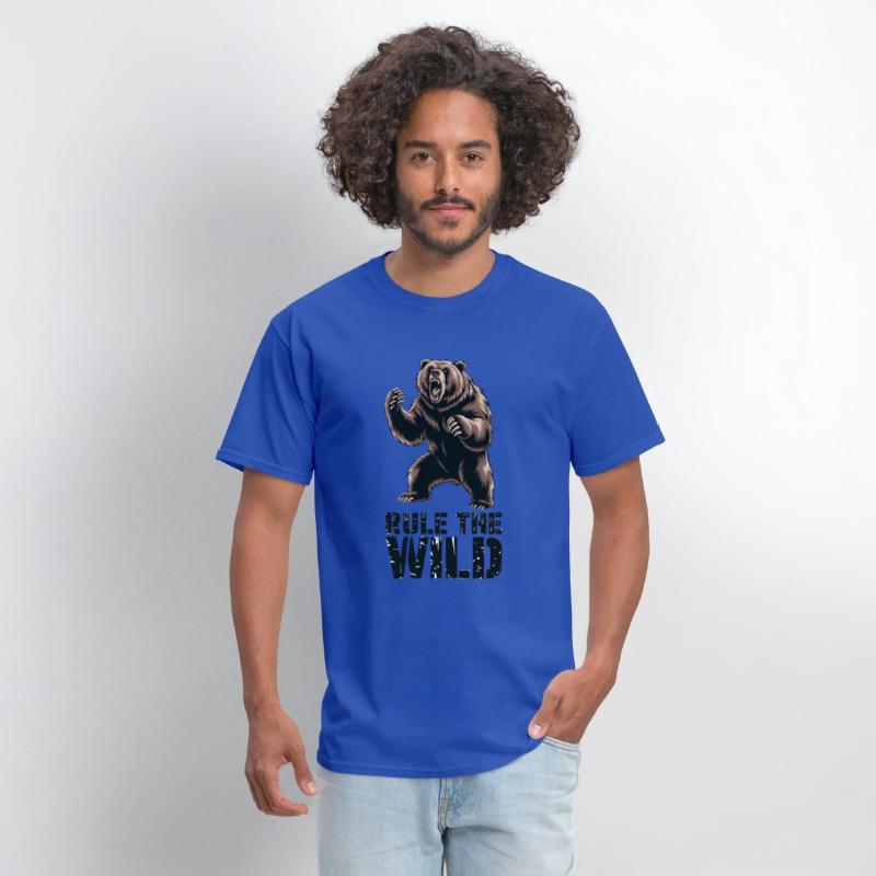 Wild Dominance: Roaring Grizzly Power