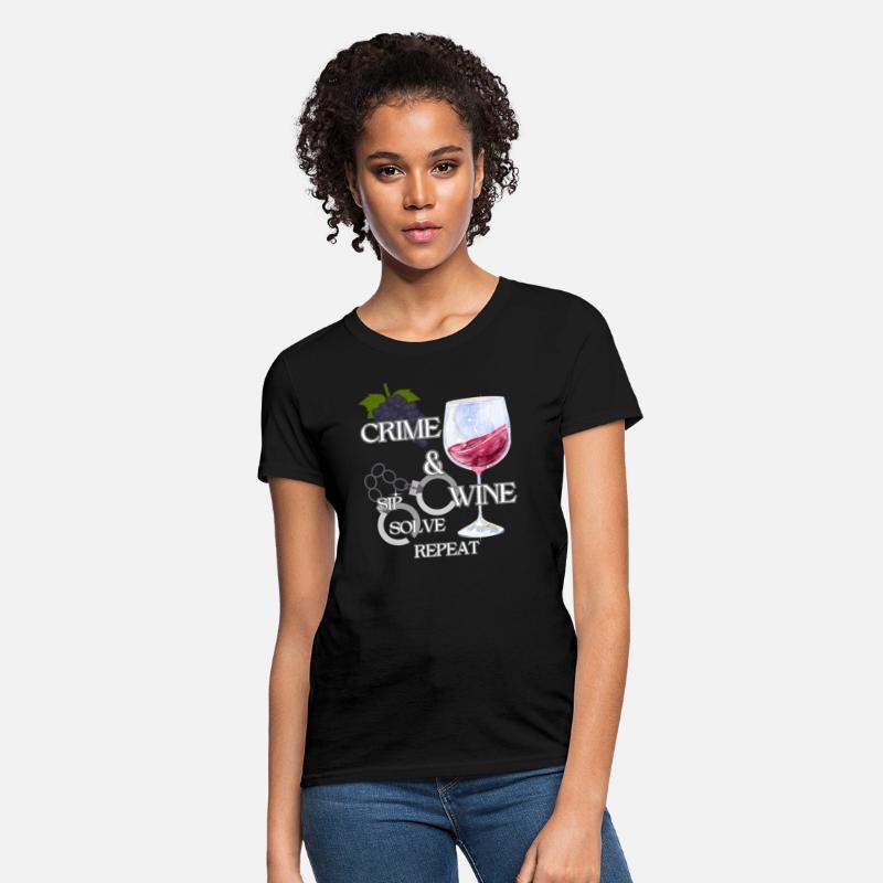 Wine and Crime True Crime Fan Design