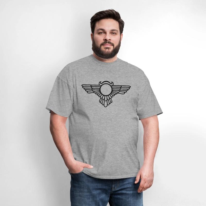 Winged Globe, symbol of the perfected soul
