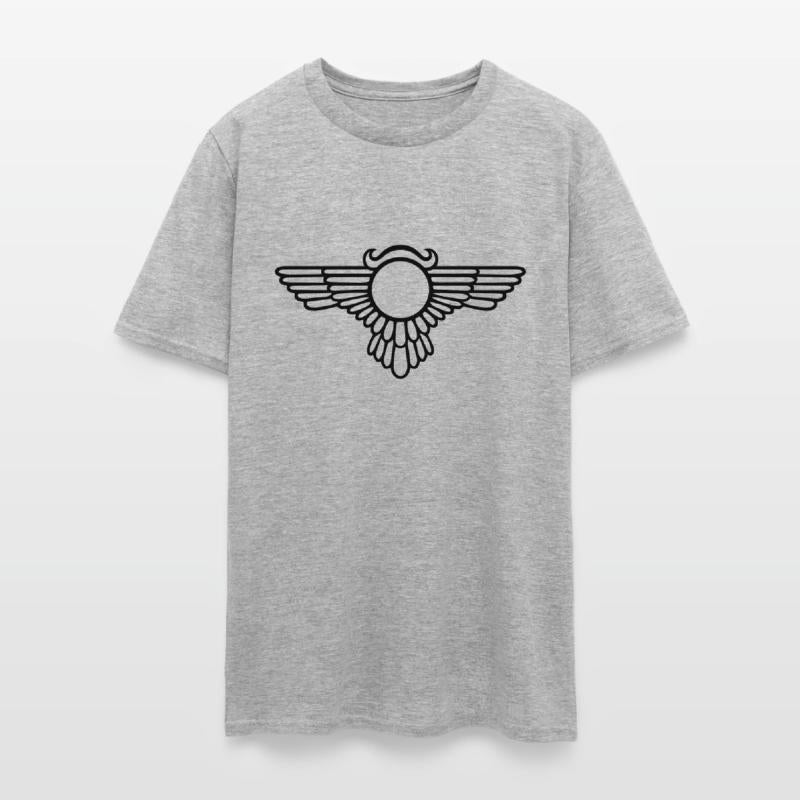Winged Globe, symbol of the perfected soul