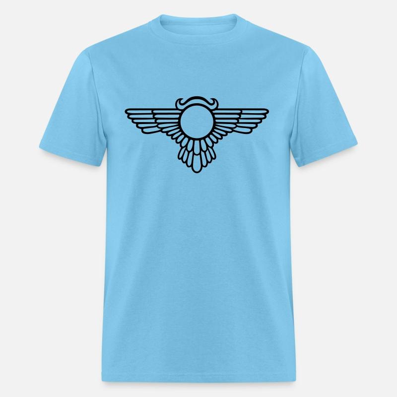 Winged Globe, symbol of the perfected soul