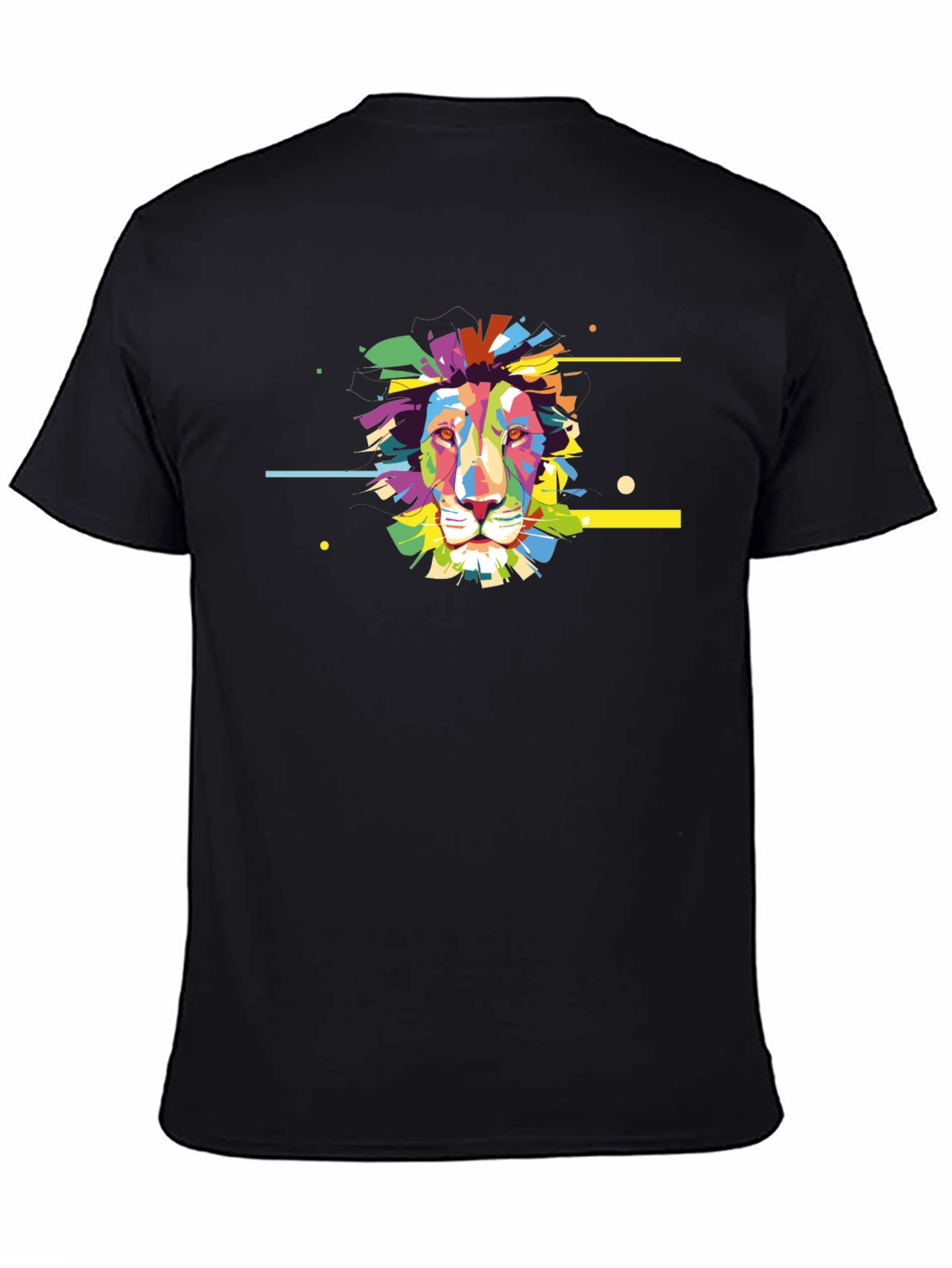 Lion Graphic Black Tee