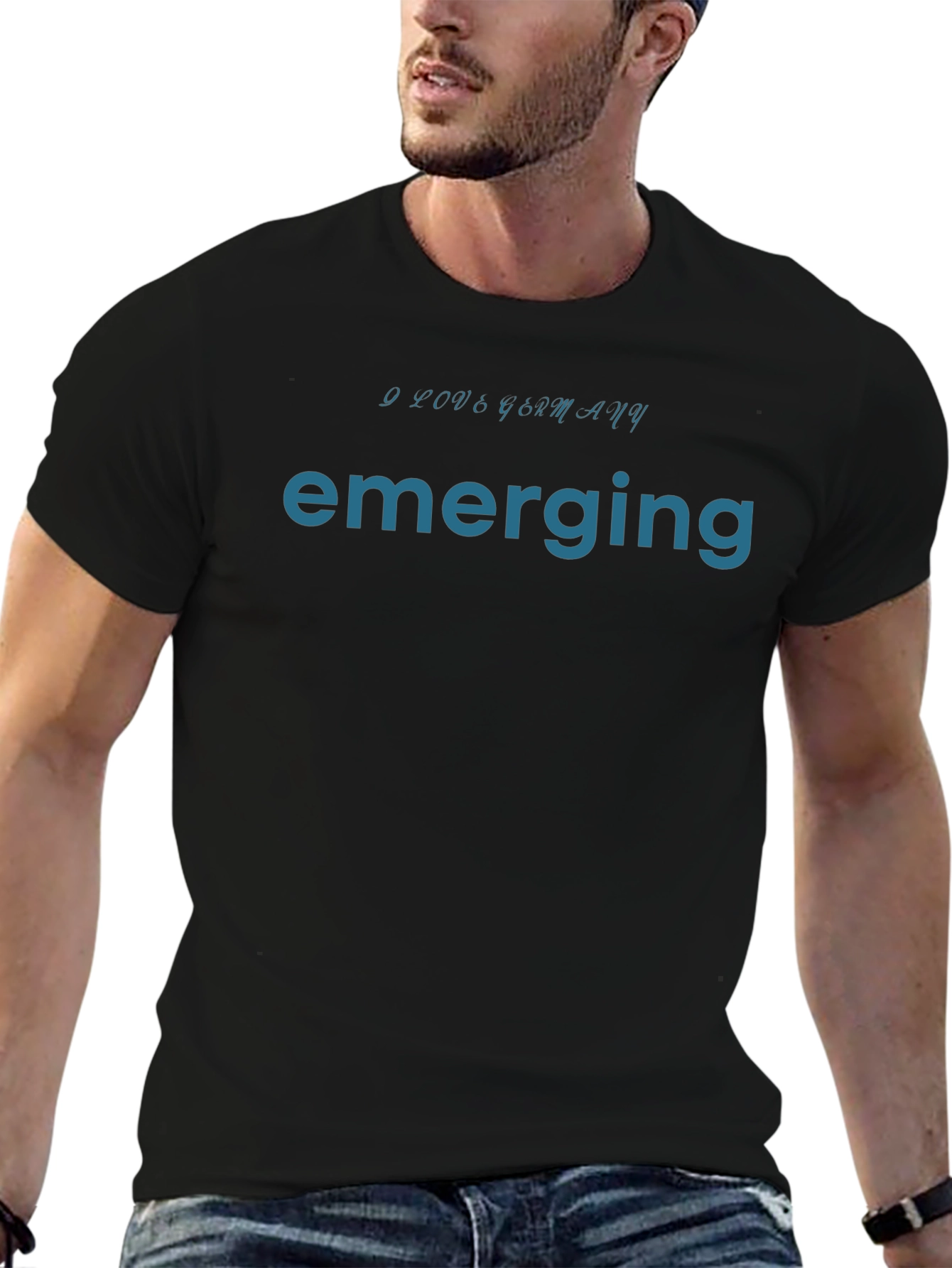 Emerging I Love Germany Graphic T-Shirt