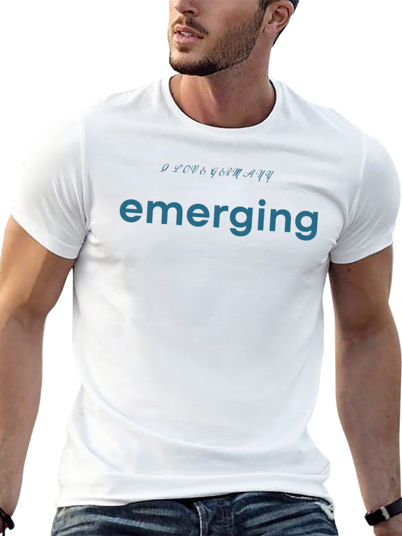 Emerging I Love Germany Graphic T-Shirt