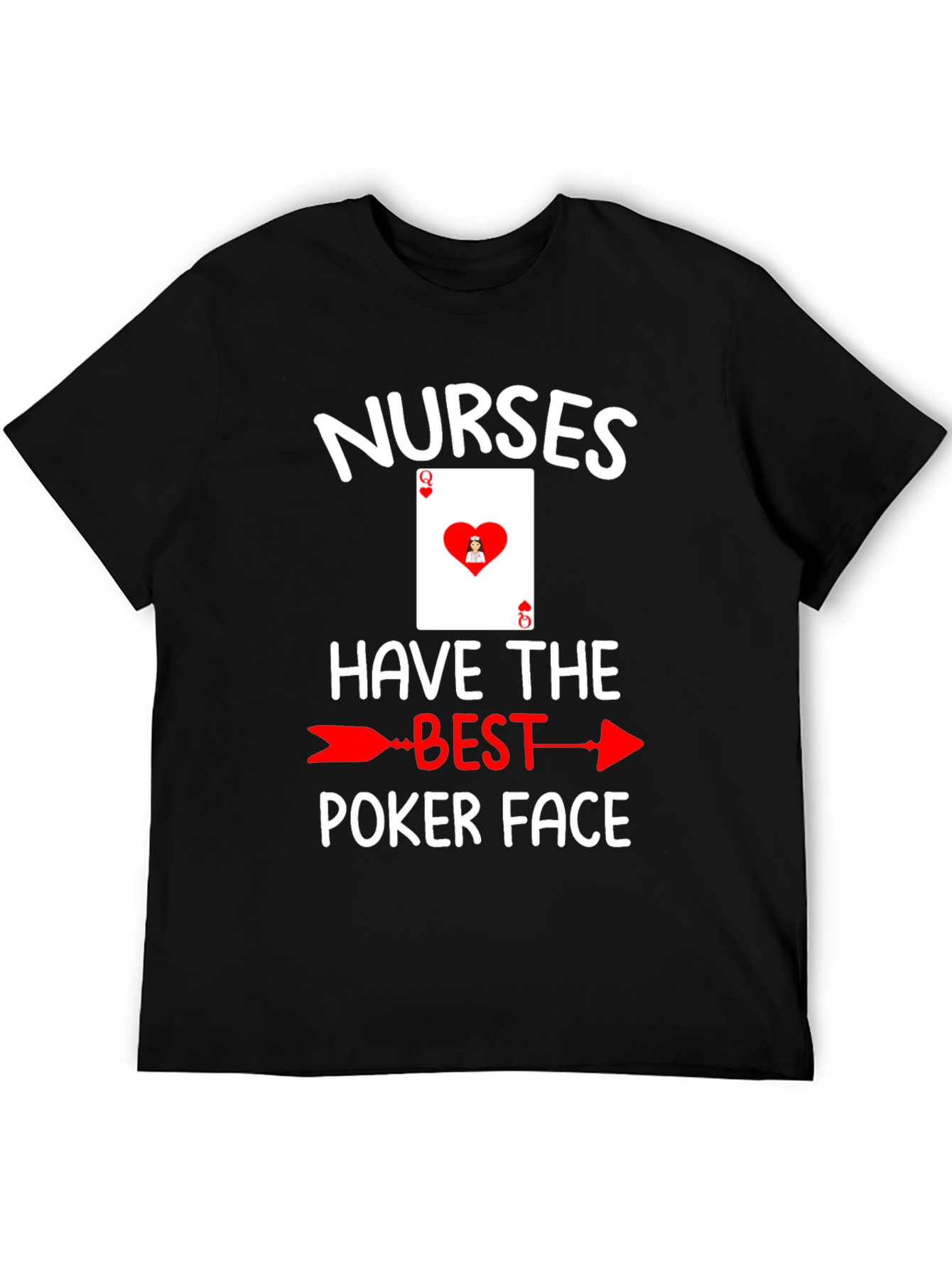 Nurses Poker Face T-Shirt