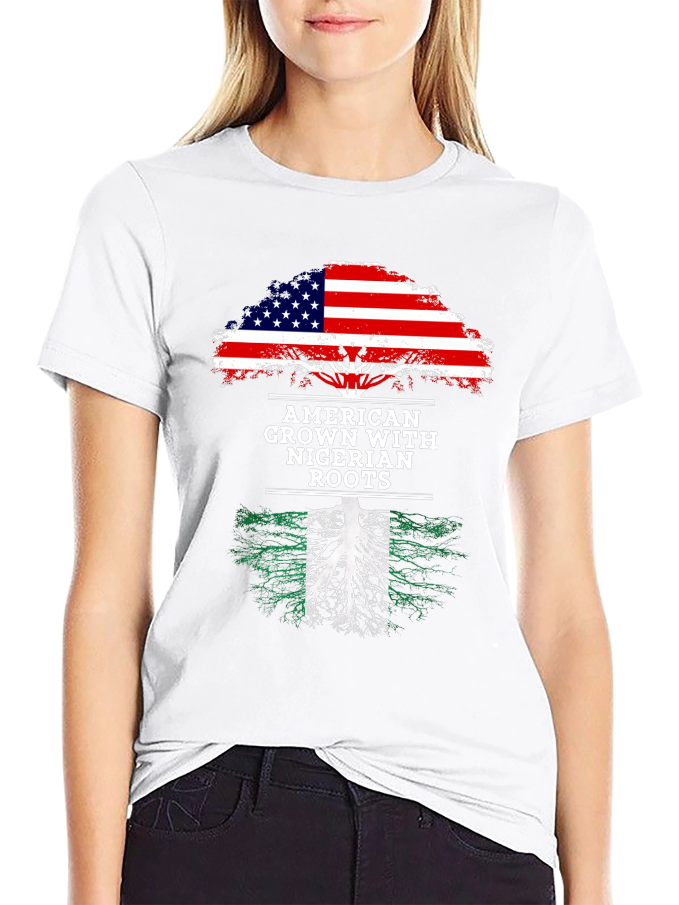 American Grown Nigerian Roots T-Shirt