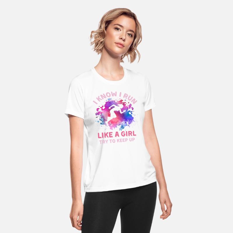 Women Running Girl