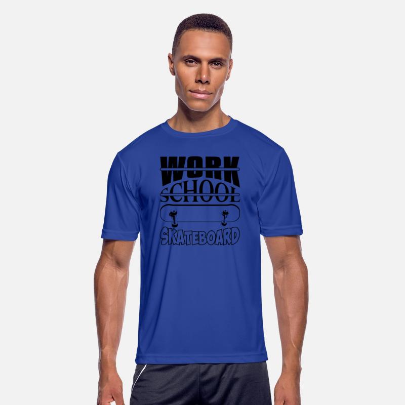 Work School Skateboard Apparel School Life Funny