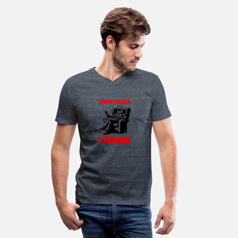 WORK SUCKS I KNOW CARL MARX FUNNY SHIRT